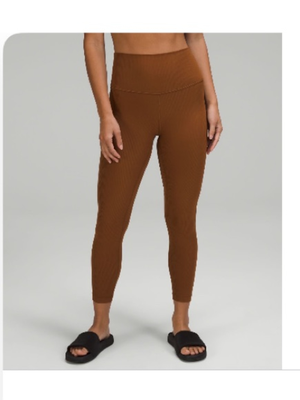 Lululemon aligned ribbed high rise pant